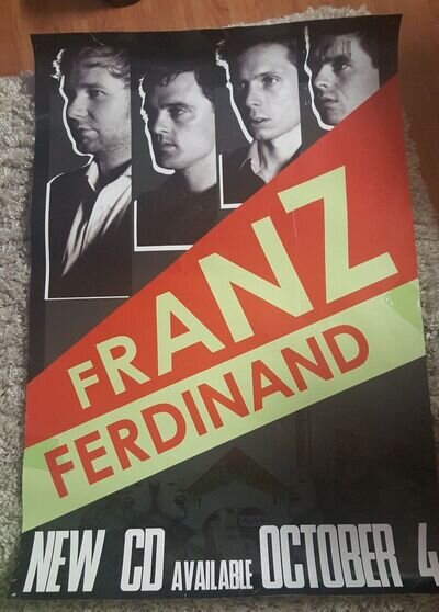 FRANZ FERDINAND Canada Promo Poster 24x34