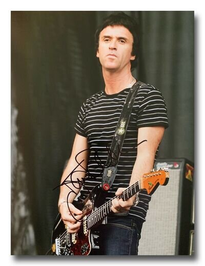 JOHNNY MARR HAND SIGNED 16x12 PHOTO - THE SMITHS - MUSIC AUTOGRAPH - PROOF 3.