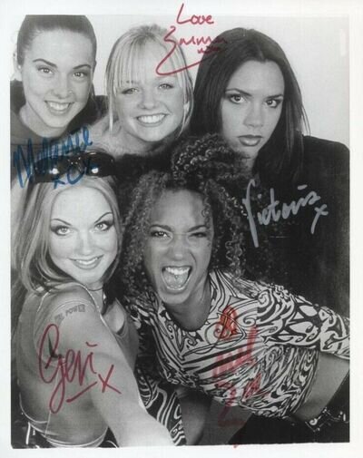 Sexy Spice Girls Signed Photo Autograph 8x10 Preprinted Picture Photograph Print