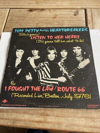 Tom Petty And The Heartbreakers Listen To Her Heart Vinyl Limited Edition