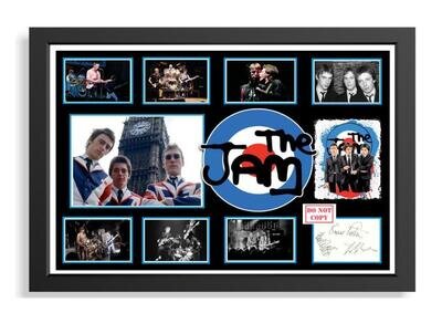 (160) the jam paul weller signed a4 photograph framed unframed reprint