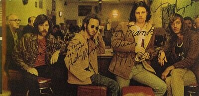 THE DOORS Signed Photograph - Morrison / Manzarek / Densmore / Krieger preprint