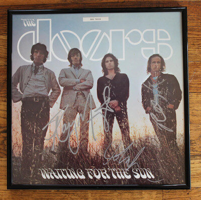 Autographed by 3 Members of The DOORS - Lp Album "Waiting For The Sun"