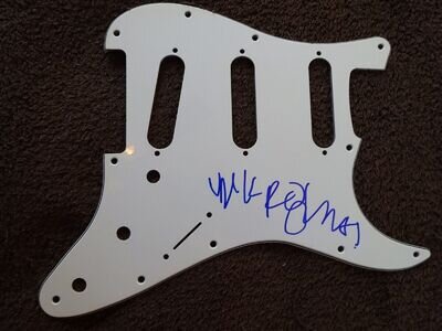 The Cure Robert Smith signed / autographed Electric Guitar Pick Guard w/ JSA COA