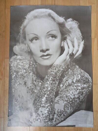 Marlene Dietrich Poster 26" x 37.5"