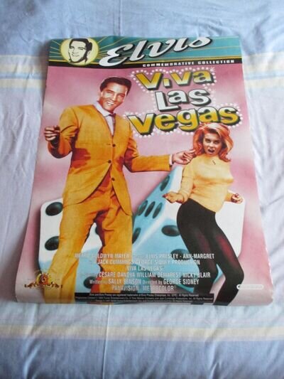 Vintage Elvis Presley Double Sided Movie Poster (1997)