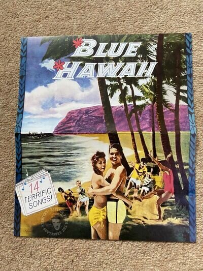 Elvis Presley Poster Memorabilia Print Flyer Blue Hawaii Musical Romance 1961