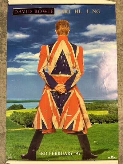 1997 DAVID BOWIE Promotion Poster "Earthling"