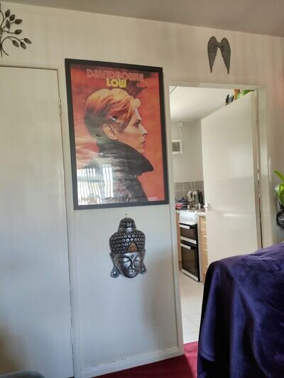 Reproduction David Bowie "Low" Album Cover Poster, Size: 24"X36" Poster Only .