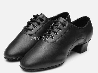 Ballroom Latin Dance Shoes for Men Boys Indoor Salsa Tango Shoes Black Dropshing