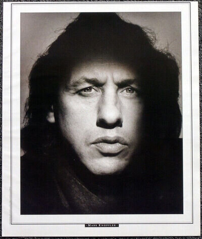 DIRE STRAITS MARK KNOPFLER POSTER PAGE . BROTHERS IN ARMS . G74