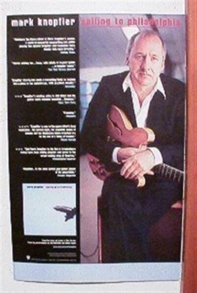 Mark Knopfler Promo Poster Dire Straits The