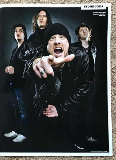 STONE GODS - 2008 Full page UK magazine poster THE DARKNESS