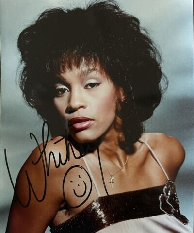 Whitney Houston Original Autographed 8x10 Photo