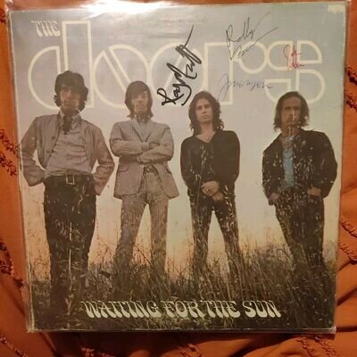 The Doors Waiting For The Sun Signed LP