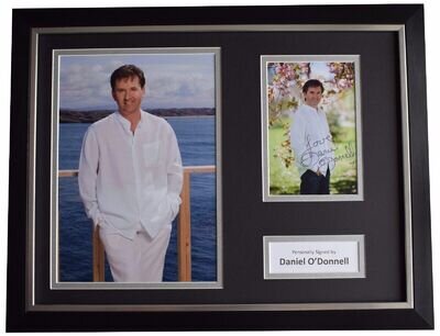 Daniel O'Donnell Signed FRAMED Photo Autograph 16x12 display Music AFTAL COA