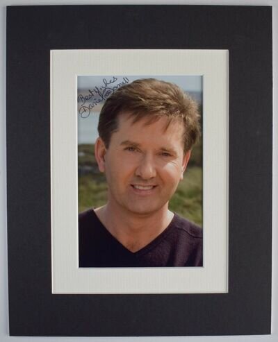 Daniel O'Donnell Signed Autograph 10x8 photo display Music Ireland COA AFTAL