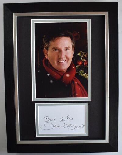 Daniel O'Donnell Signed A4 Framed Autograph Photo Music Ireland AFTAL COA