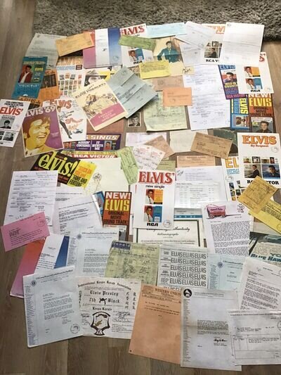 Elvis Presley Gracelands 90 + Reproduction Bundle Posters Ephemera Etc