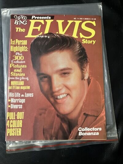 Collectors Ed. PRESLEY - Teen Bag Presents The Elvis Story - Pull Out Posters