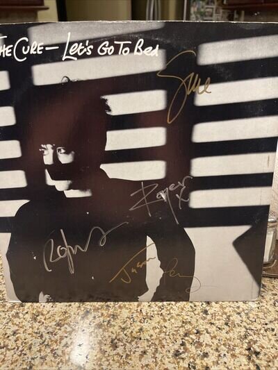 The Cure originally autographed by Smith Simon Perry Jason Roger