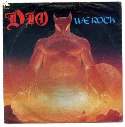 DIO - WE ROCK. 1984 UK HARD ROCK 7" SINGLE.