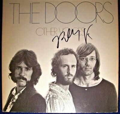 The Doors - Other Voices - SIGNED by Robby Krieger - Cover Only - no record