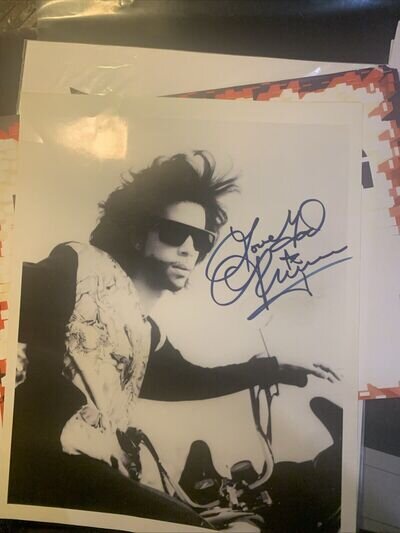 Prince Musician Graffiti Bridge 1980’s Portrait Promo -autographed