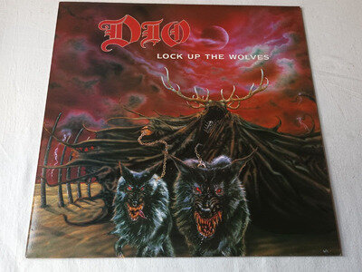 DIO - LOCK UP THE WOLVES (UK & EU 1990 RELEASE - ORIGINAL INNER SLEEVE - VG/VG+)