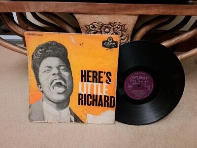 * LITTLE RICHARD * HERE'S LITTLE RICHARD * SIGNED COPY * RARE ROCK N ROLL * 1957