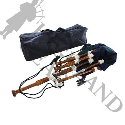 Highland Rosewood Bagpipes - Traditional Scottish Musical Instrument