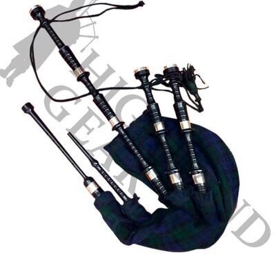 SCOTTISH MADE GREAT HIGHLAND BAGPIPE DELRIN SYNTHETIC