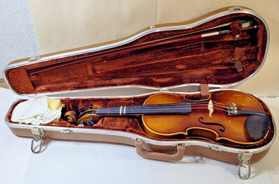 E R PFRETZSCHNER 3/4 Junior Viola 1975 Roth Adjusted w/ Bow & Hard Case