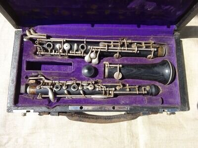 Old oboe cabart Paris approx. 60 cm