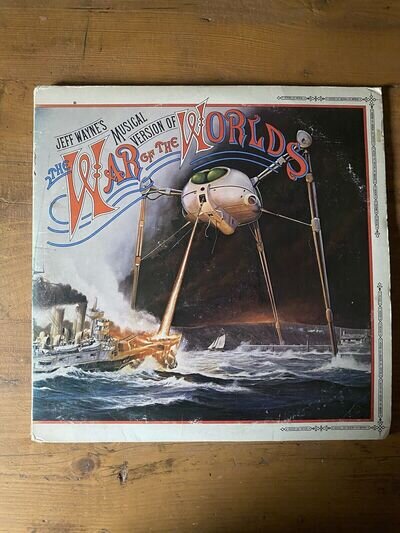 Jeff Wayne's Musical Version Of The War Of The Worlds Double LP Vinyl Record