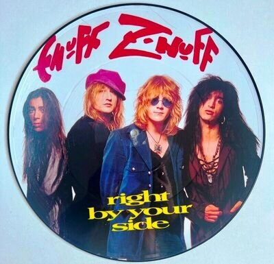 ENUFF Z'NUFF Right By Your Side 1993 UK 12" Picture Disc Single Cat 94321145951