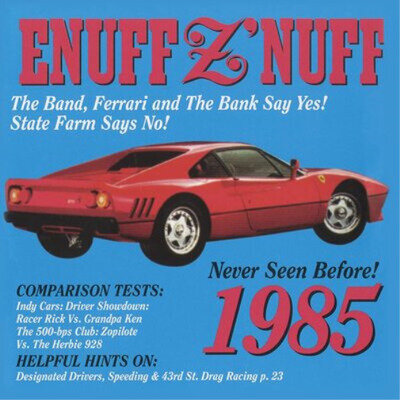 Enuff Z'Nuff 1985 (Vinyl) 12" Album Coloured Vinyl