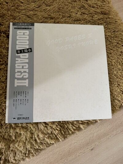 Josui Inoue Good Pages 2-Japanese Made Vinyl Album,obituary Strip,pop Rock Lp