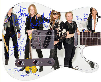 AEROSMITH Autographed Signed Album LP CD Dvd Photo Guitar