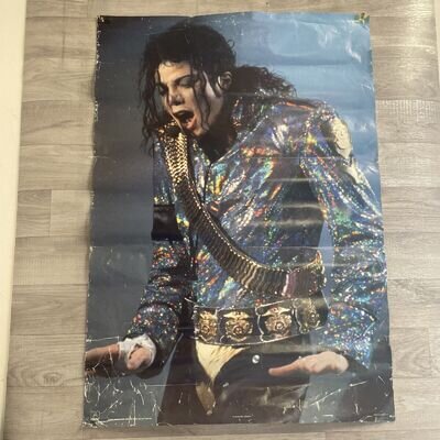 ROLLED VINTAGE 1993 MICHAEL JACKSON 24X34.5” POSTER ANABAS AA463