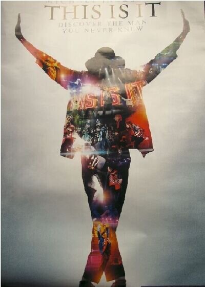 Michael Jackson 'This Is It' poster (DVD promo.)