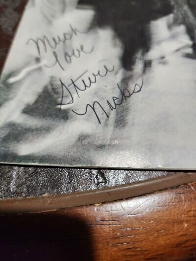 Stevie Nicks Of Fleetwood Mac Autograph