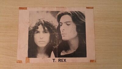 Marc Bolan T.Rex genuine autographs