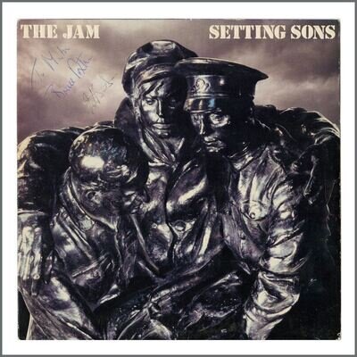 The Jam Setting Sons 1979 Newcastle Signed 12-Inch Vinyl (UK)