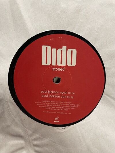 DIDO Stoned Beginerz Remix 12” House Remix