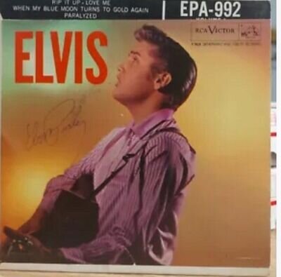 elvis presley rip it up signed vinyl