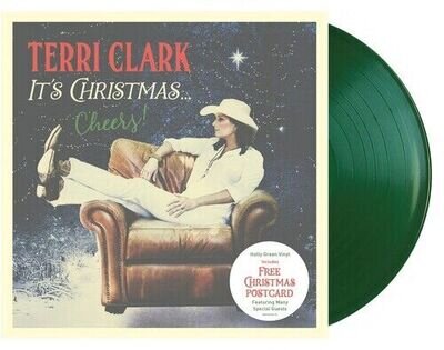 Terri Clark - It's Christmas...Cheers! [New Vinyl LP] Colored Vinyl, Green