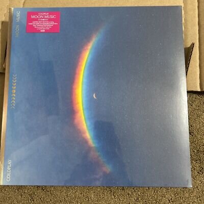 COLDPLAY - MOON MUSIC - LIMITED ECO-PINK COLORED LP W/ SIGNED INSERT