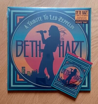 Beth Hart A Tribute To Led Zeppelin Orange Vinyl 2LP with SIGNED Card New Sealed