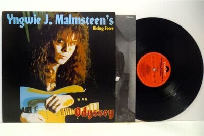 YNGWIE J MALMSTEEN'S RISING FORCE Odyssey (1st uk press) LP, POLD 5224, vinyl,